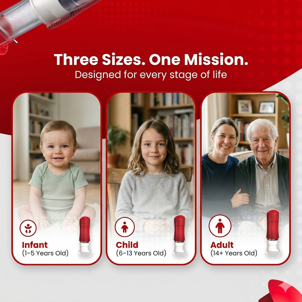 LifeWand infant, child, and adult size options